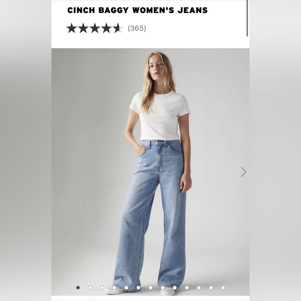Levi’s cinched baggy jean